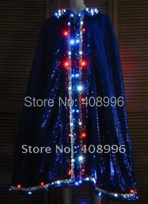 Светодиодная светящаяся накидка для представлений/костюмы с подсветкой 01|led