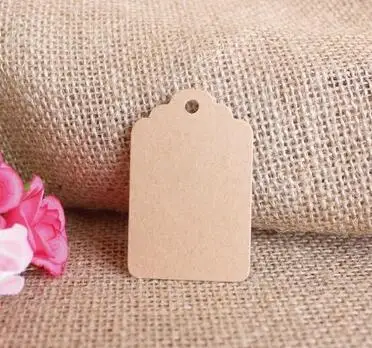 Лидер продаж 100 шт./лот крафт-этикетки для свадебной вечеринки этикетки торговой