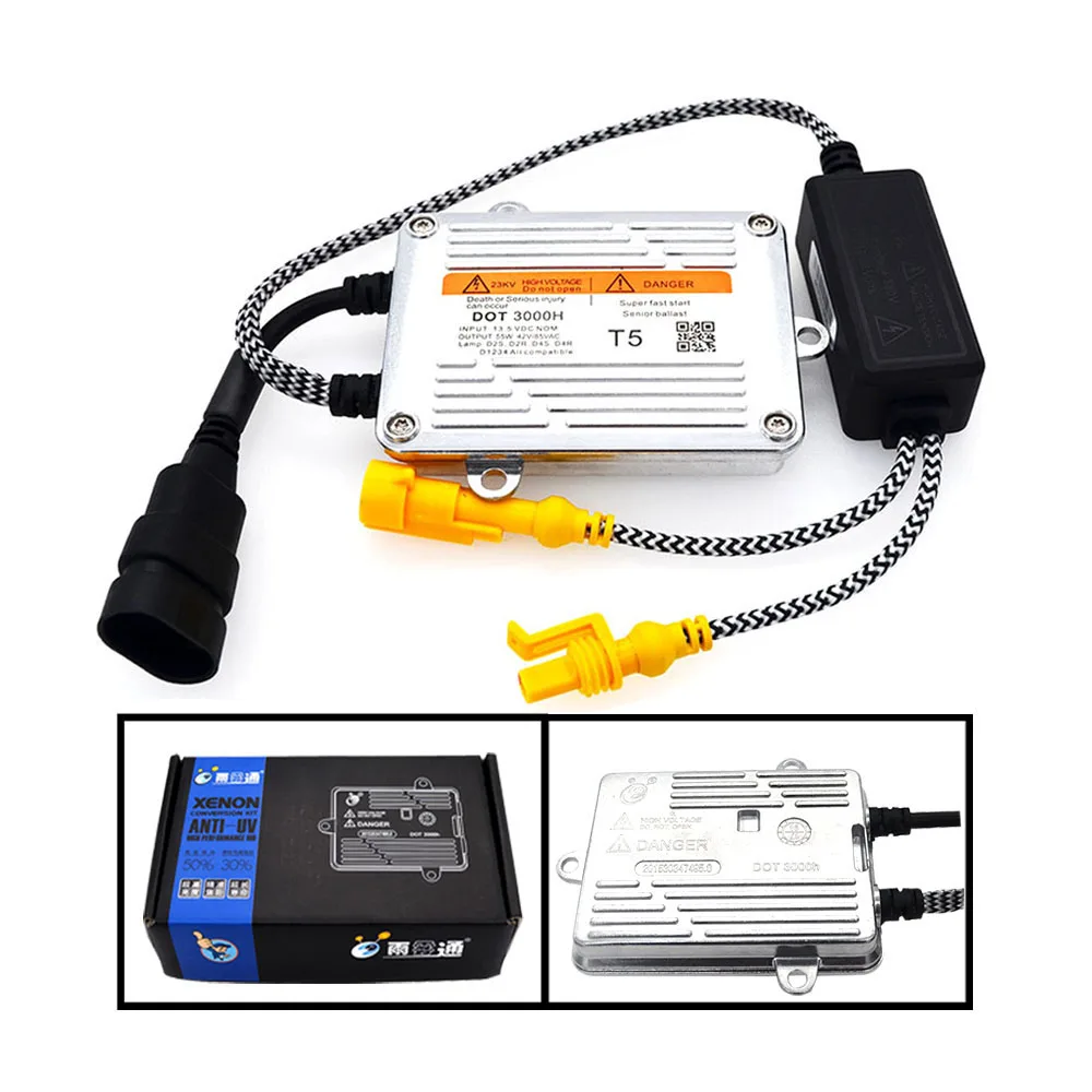 AC 12V 55W Быстрый старт HID Балласт для автомобильных фар Xenon H1 H7 H11 набор ламп DLT ксеноновый балласт аксессуары