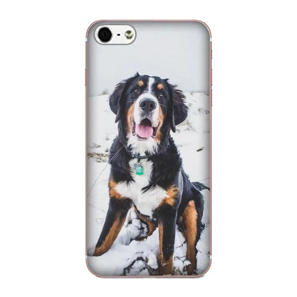 Мягкий художественный чехол Bernese Mountain Dog для Xiaomi Redmi Mi Note 7 8 9 SE Pro Lite Go Play | Мобильные