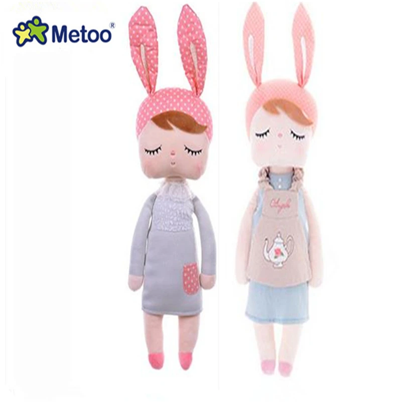 

1pcs 43cm 54cm High Quality Cute Metoo Angela Rabbit Doll Bunny Baby Stuffed Animal Plush Doll for kids Toy Big Size Dolls Z67