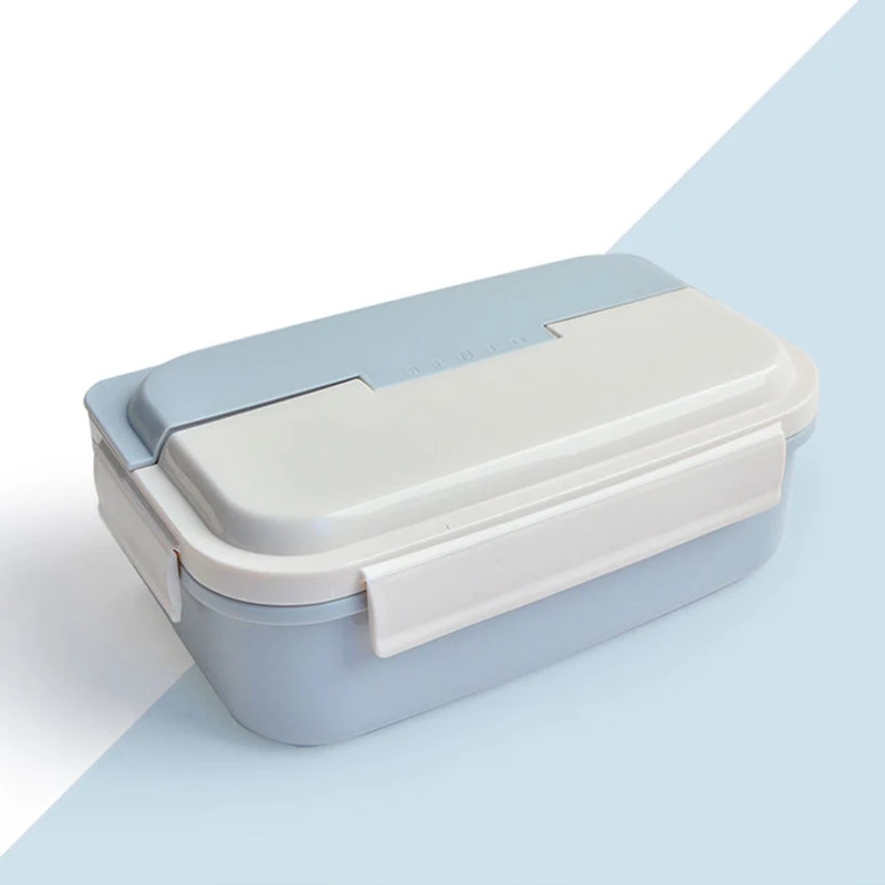 Синий TUUTH Ланч-бокс с водяным впрыском изолированный Bento box держатель для мобильного телефона Портативный Обеденный контейнер для еды для пикника офиса школы - Цвет: Синий