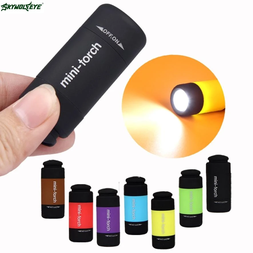 DC 1 Горячая продажа Прямая поставка мини-факел 0 3 W 25Lum USB Перезаряжаемый