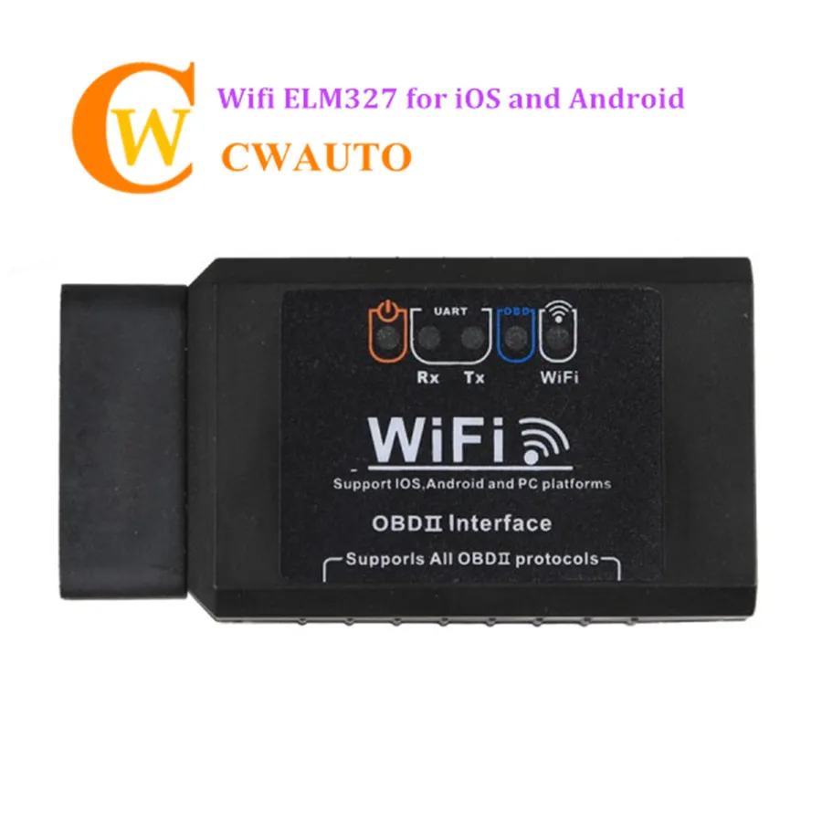 ELM 327 Wi-fi V2.1 OBD2 EOBD Code Reader ELM327 Wifi Scan Tool Support Android and IOS Phone