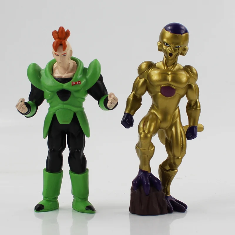6 шт./лот 14 см аниме Dragon Ball Z Супер Саян Гоку Frieza Beerus Piccolo ПВХ фигурка Модель Коллекционная игрушка