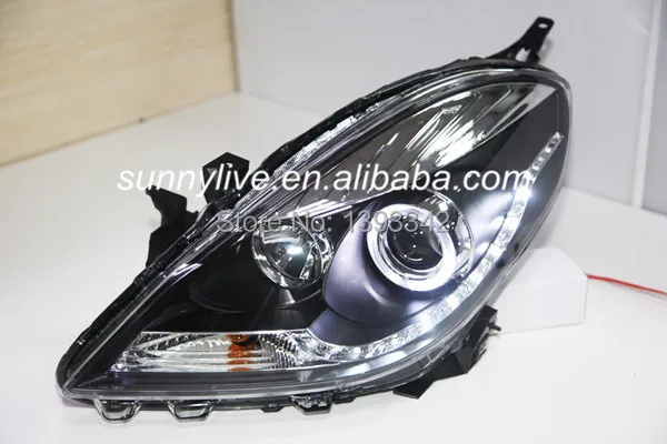 Для NISSAN Sunny, Versa светодиодный фонарь для глаз ангела 2011-2013 года