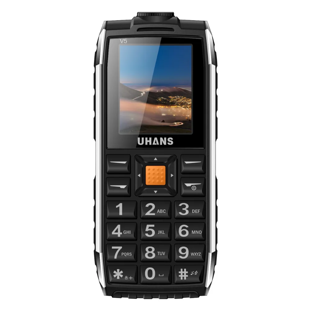 Uhans v5 водонепроницаемый противоударный пылезащитный мобильный телефон большая