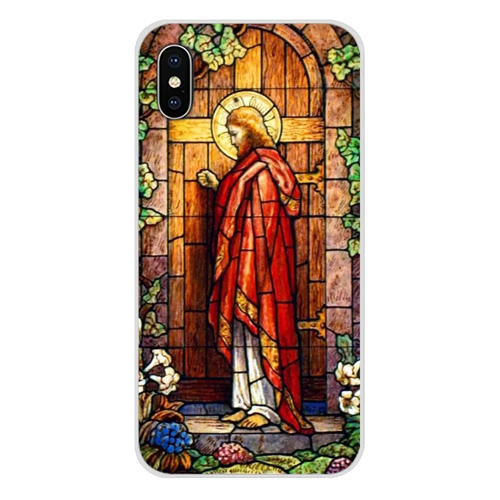 Mobile Phone Case Cover Angel Church Jesus Stained Glass Window For Motorola Moto X4 E4 E5 G5 G5S G6 Z Z2 Z3 G G2 G3 C Play Plus | Мобильные