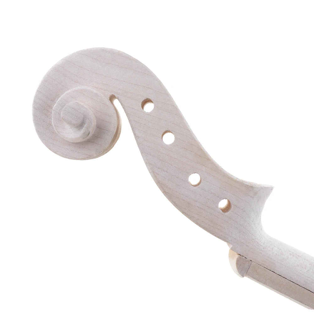 

4/4 Size White Embryo Neck Hand Carved Maple Violin Neck Violin Parts