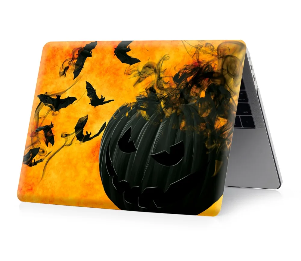 Цветная печать Хэллоуин чехол для ноутбука Macbook Air 11 13 Pro retina 12 13 15 дюймов цвета Touch BarNew Pro 13 15 New Air 13