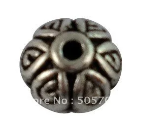 

400Pcs Tibetan Silver Color Drop bicone beads A16409