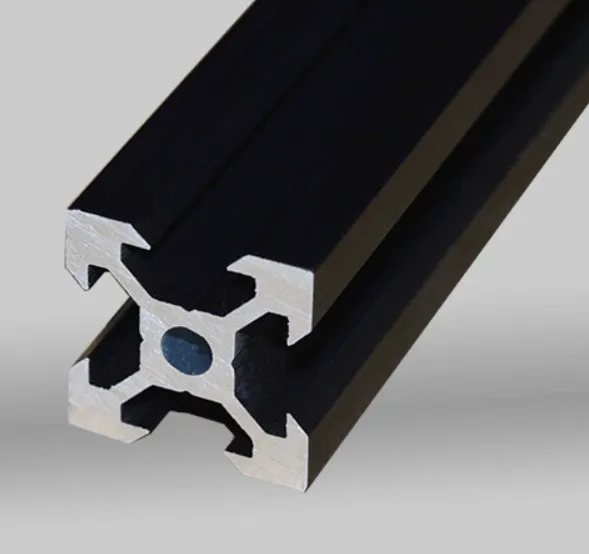 1pc 500mm Aluminum Profile European Standard Black 2020 V-Slot Aluminum Profile Extrusion Frame For CNC 3D Printers Laser Stand