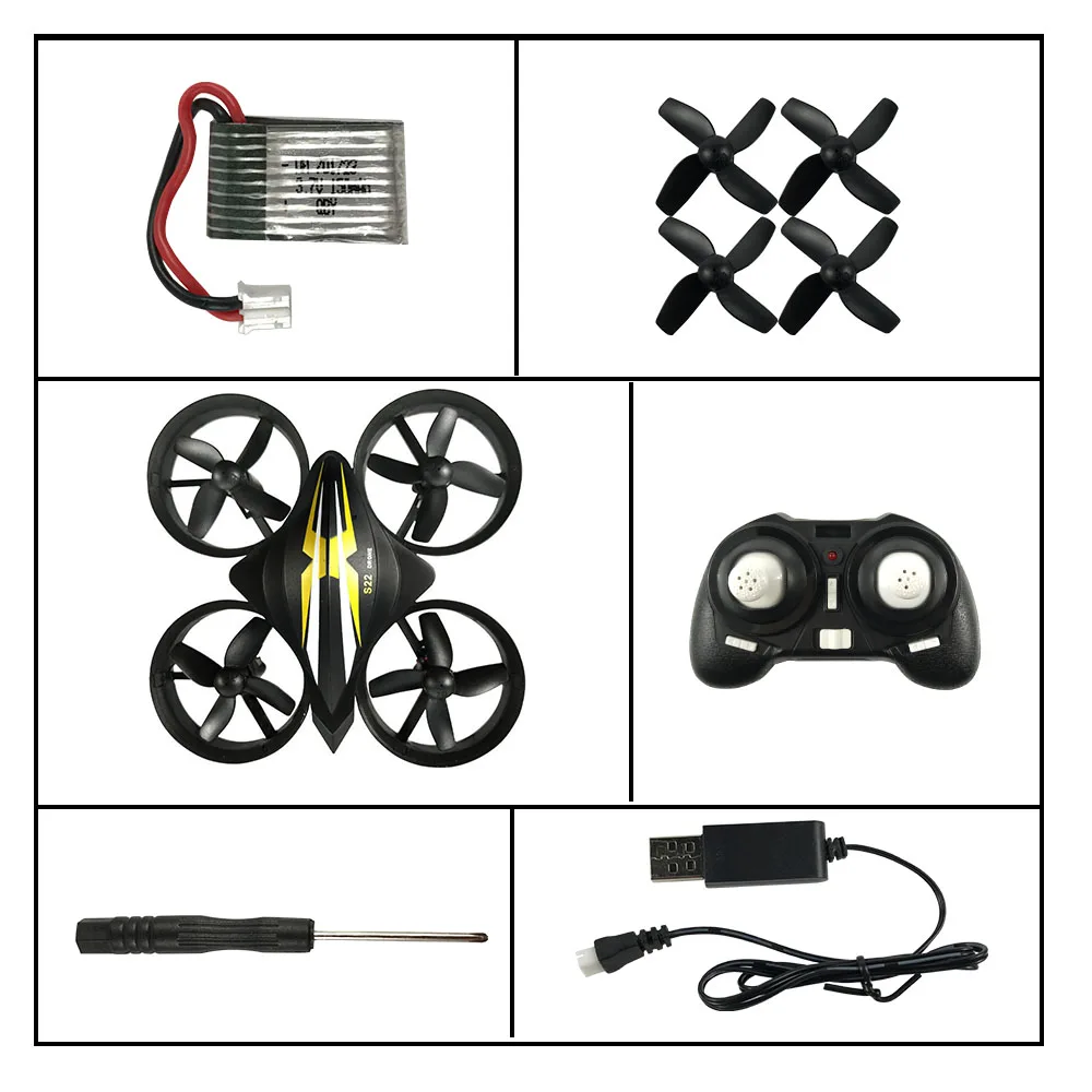 2 4 ГГц Mini оси RC удаленного Управление Quadcopter 3D Дрон Вертолет дистанционного