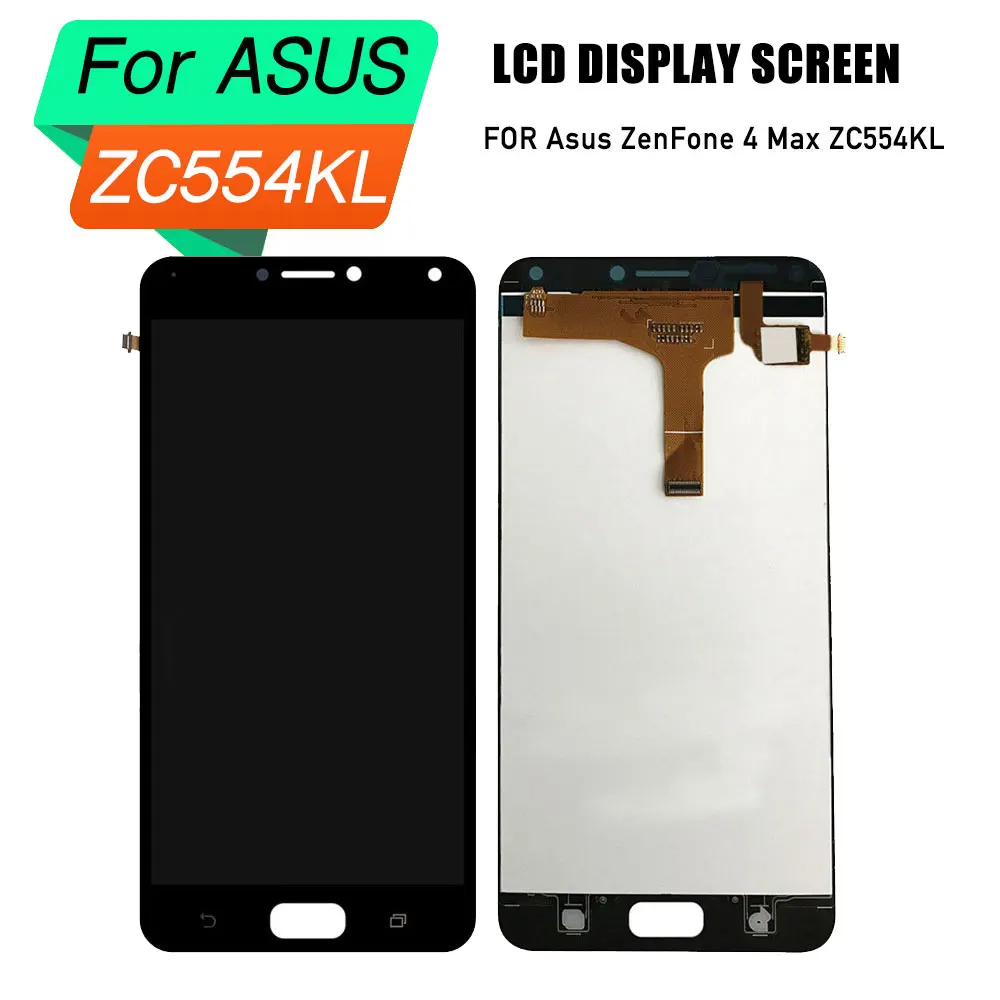 ЖК дисплей для Asus zenfone 4 max сенсорный экран в сборе asus zc554kl дигитайзер|Экраны
