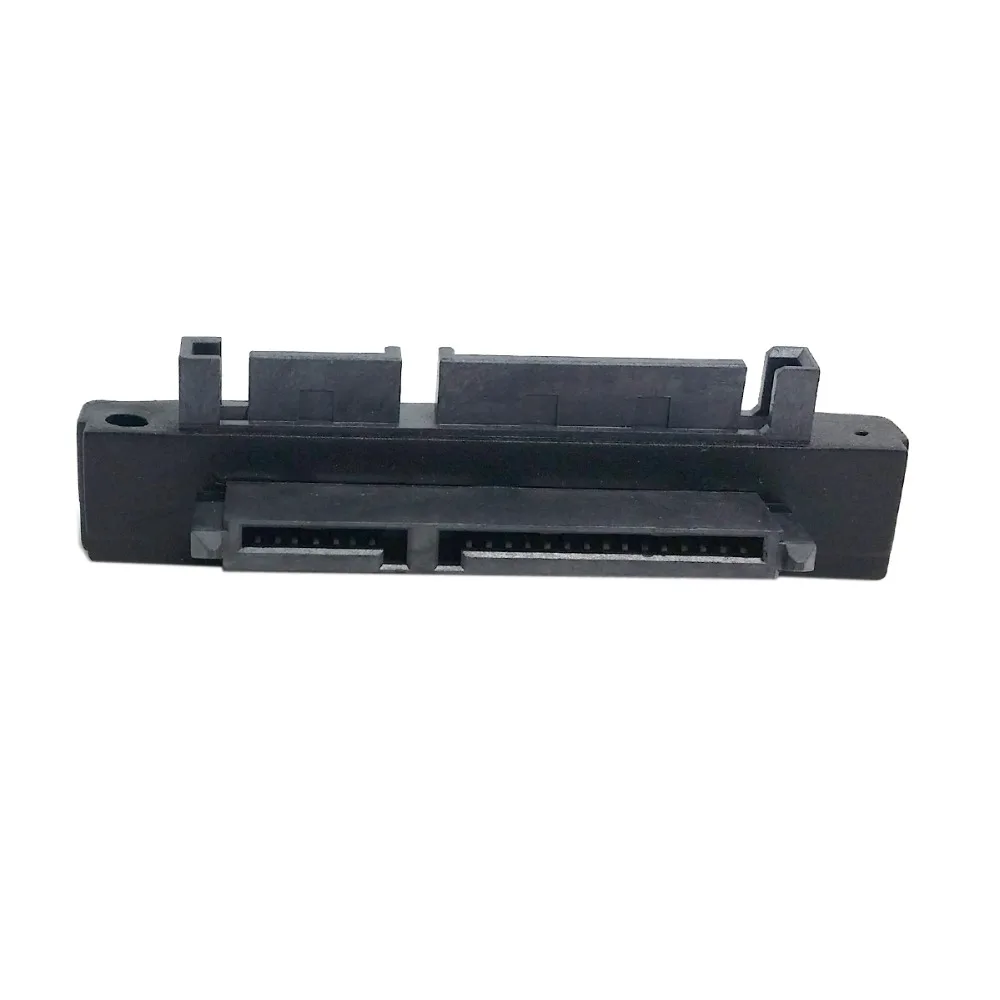 90 градусов вниз угловой SATA 22Pin 7 + 15 папа к 22P Женский удлинитель конвертер