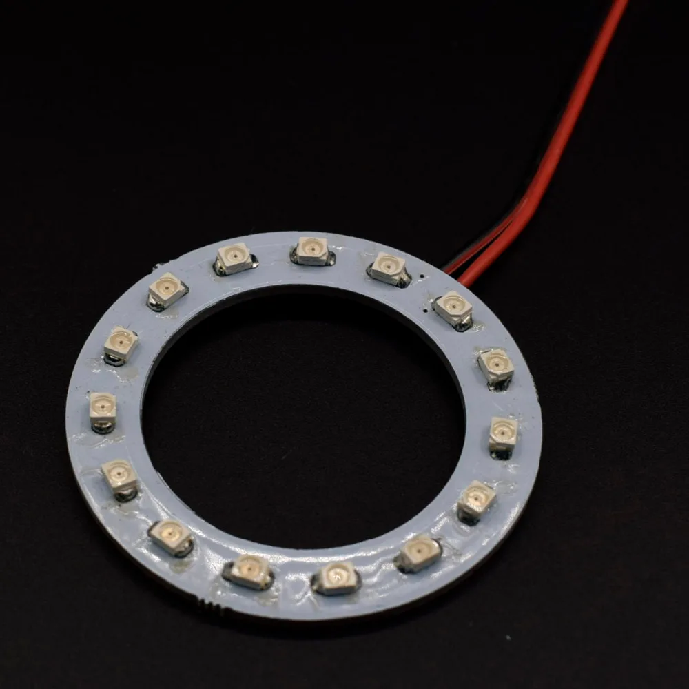 1 шт. x белый/синий/желтый/зеленый/красный 50 мм 3528 15 SMD ангельские глазки гало