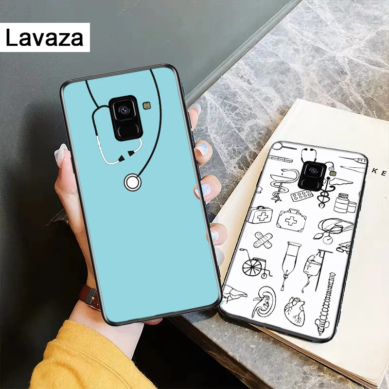 Силиконовый чехол для медсестры медицинская медицина Samsung A2 Core A3 A5 A6 Plus A7 A8 A9 A10 A30