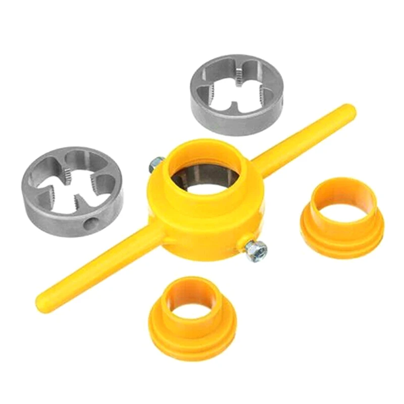 PVC Thread Maker Yellow Pipe Threader Tool Set 1/2 | Инструменты