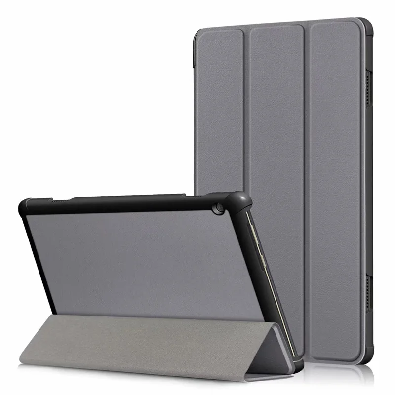 Тонкий чехол книжка из искусственной кожи для Lenovo Tab M10 X605|Чехлы планшетов и