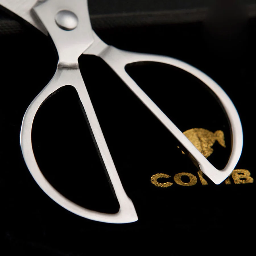 COHIBA сигары резак двойные лезвия Нержавеющая сталь металлические карманные гаджеты Zigarre сигаретный нож кубинская курительная гильотина ножницы