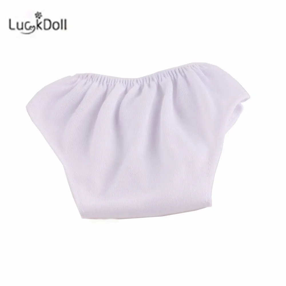 LUCKDOLL модное однотонное нижнее белье подходит для 18 дюймов Американский 43 см BabyDoll