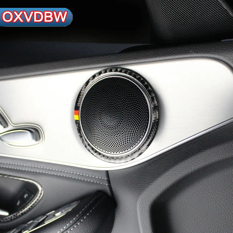 4 шт. для Mercedes C Class W205 автомобильный Стайлинг из углеродного волокна