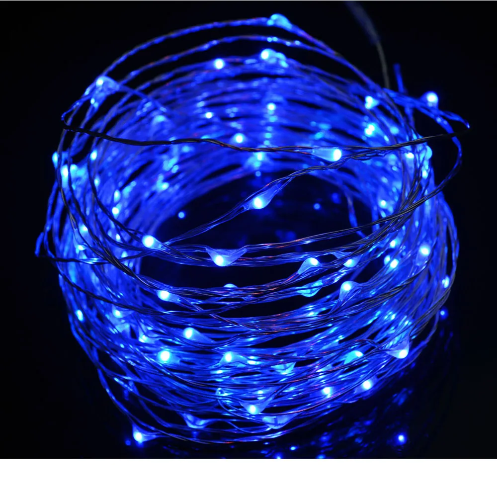 UL 2016 100LED 33Ft 10 м медные провода рождественские гирлянды для хэллоуина украшения