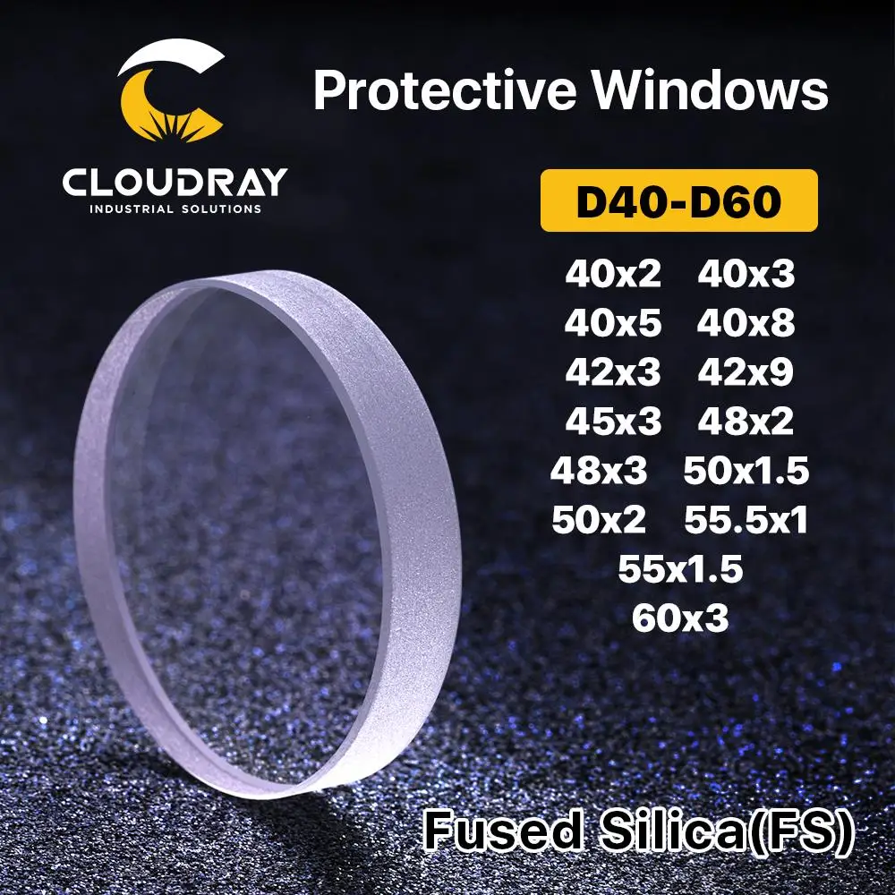 Лазерный защитный аппарат Cloudray с Windows D40 D60 Кварцевая сварочная машина для резки