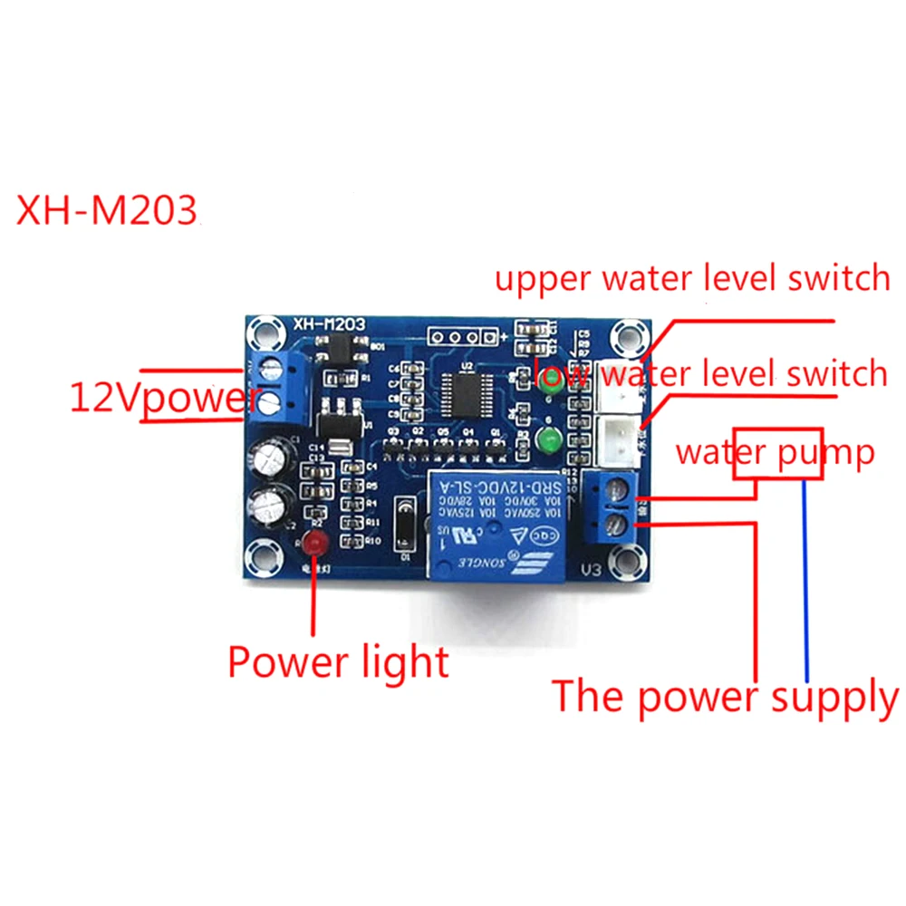Полная Автоматическая плата контроллера уровня воды YIMAKER DC/AC12V STM8|board board|board