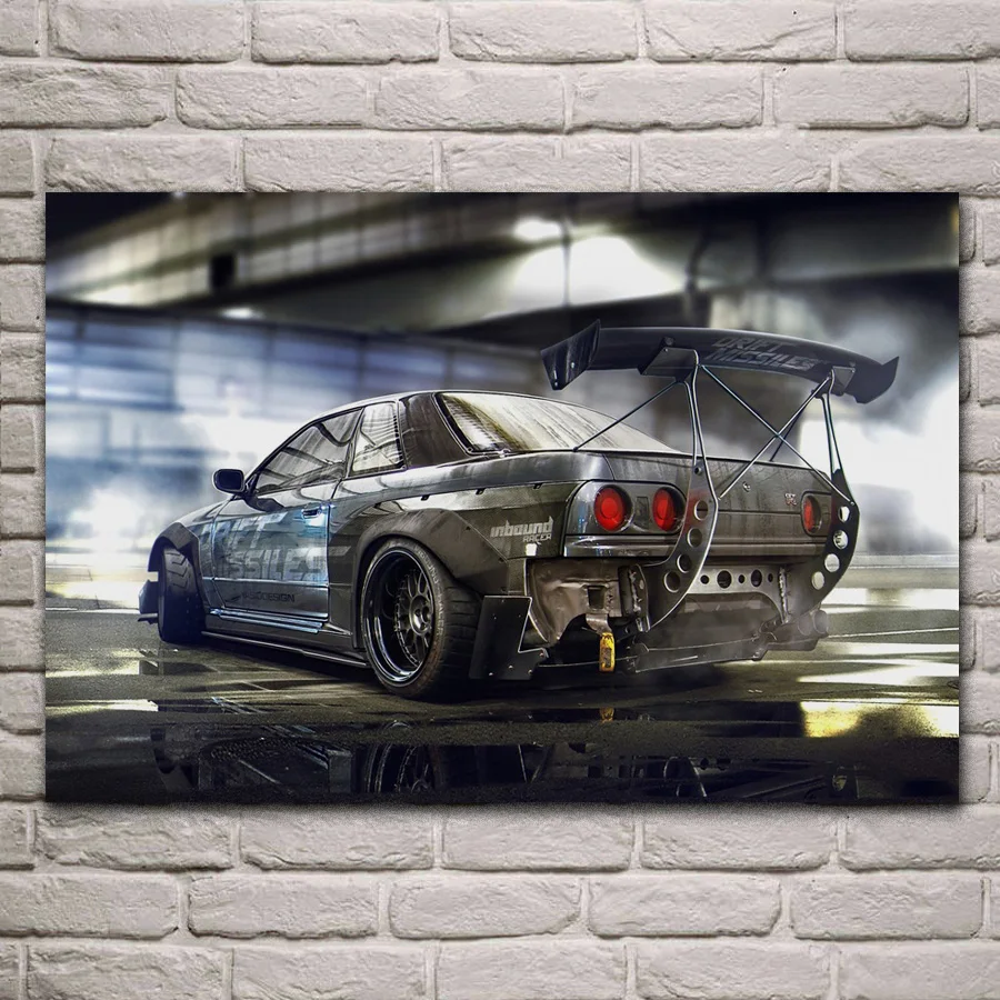 Skyline r32 supercar художественное произведение спортивный автомобиль Декор для