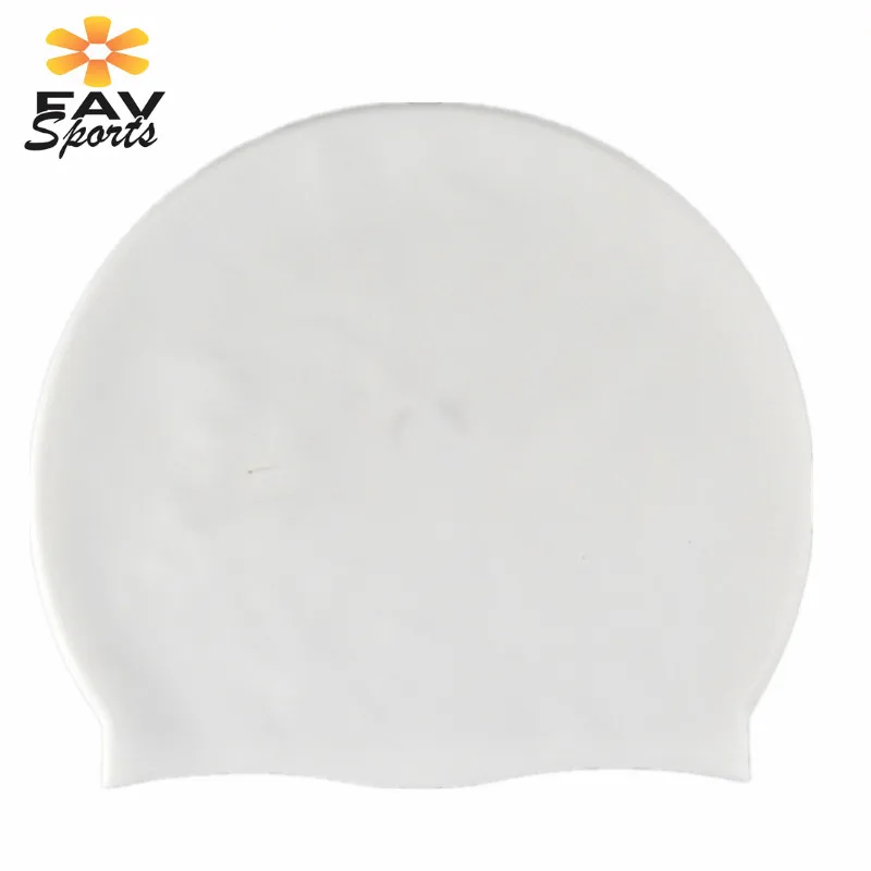 Горячая силиконовая шапочка для плавания гибкая Водонепроницаемая длинная