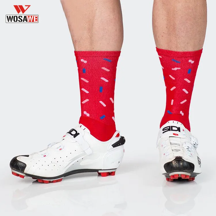 WOSAWE спортивные носки для верховой езды велосипедные до колена профессиональные