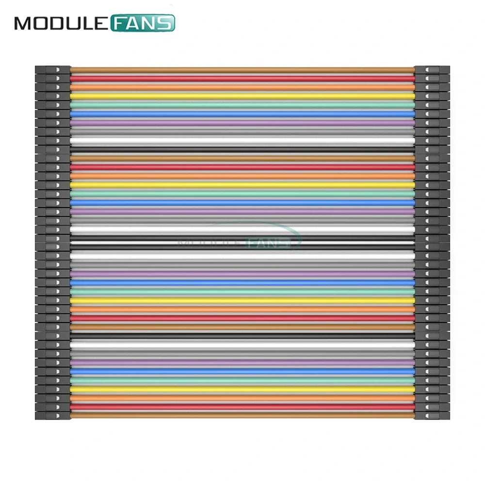 2x40 шт. Dupont 10 см разъем Мама мама ленточный кабель для Arduino комплект сделай сам|jumper