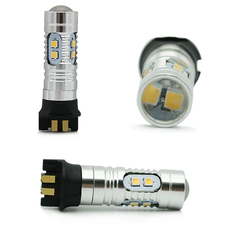 Ошибок PWY24W PW24W светодиодный лампы для Audi A3 A4 A5 VW MK7 ГОЛЬФ CC Ford Fusion спереди указатели