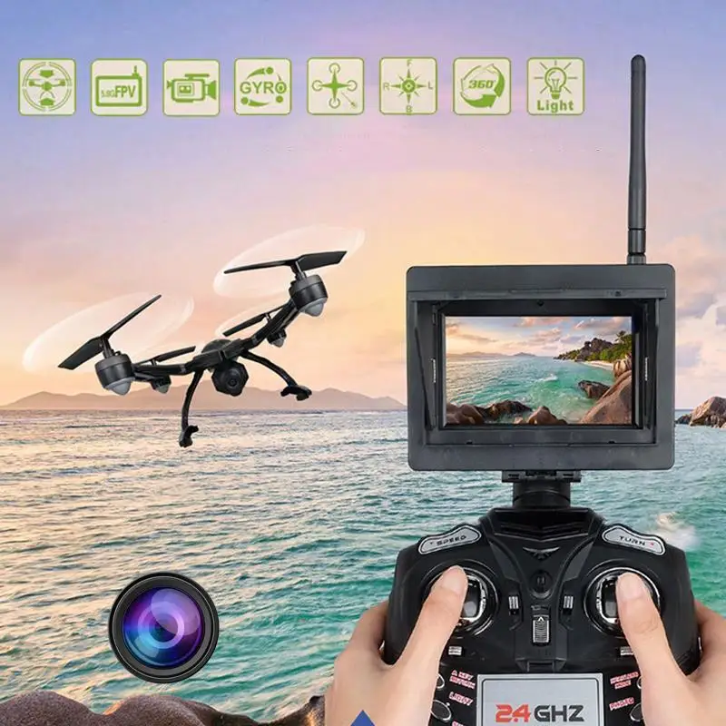 2017 JXD 5.8 Г FPV квадрокоптер мини Drone с камерой 2.0MP HD селфи Дрон 6 оси Радиоуправляемый