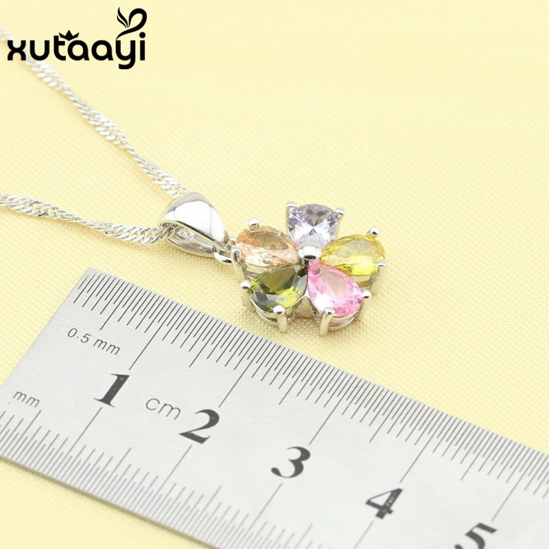 Комплект из колье серёг и браслета с камнями | Украшения аксессуары