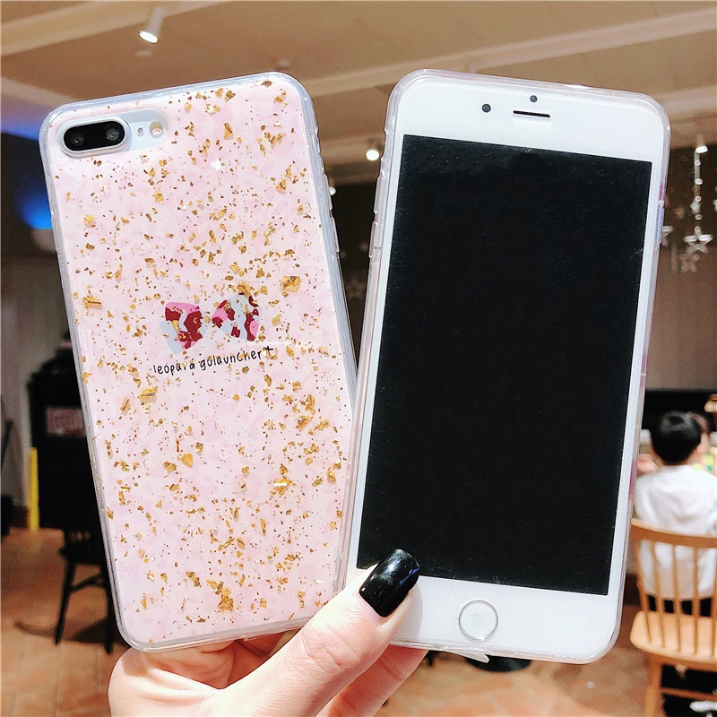 Роскошный противоударный ТПУ чехол для iPhone X XS XR Max 8 7 6 S Plus Прозрачная защитная