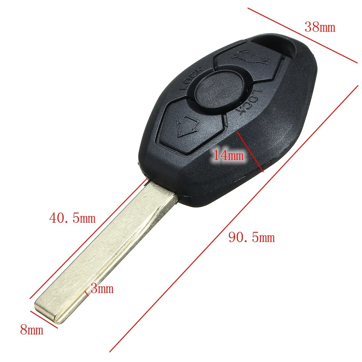 3 btn пульт дистанционного ключа брелок чехол микро переключатель батарея