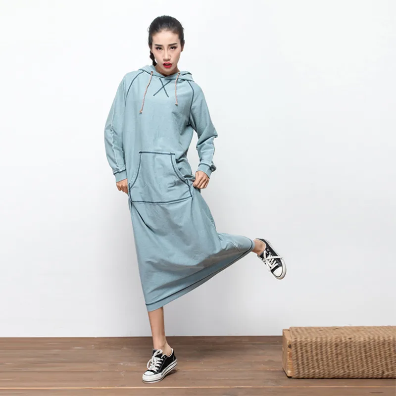 Бесплатная доставка новое поступление 2018 Свободное длинное трикотажное