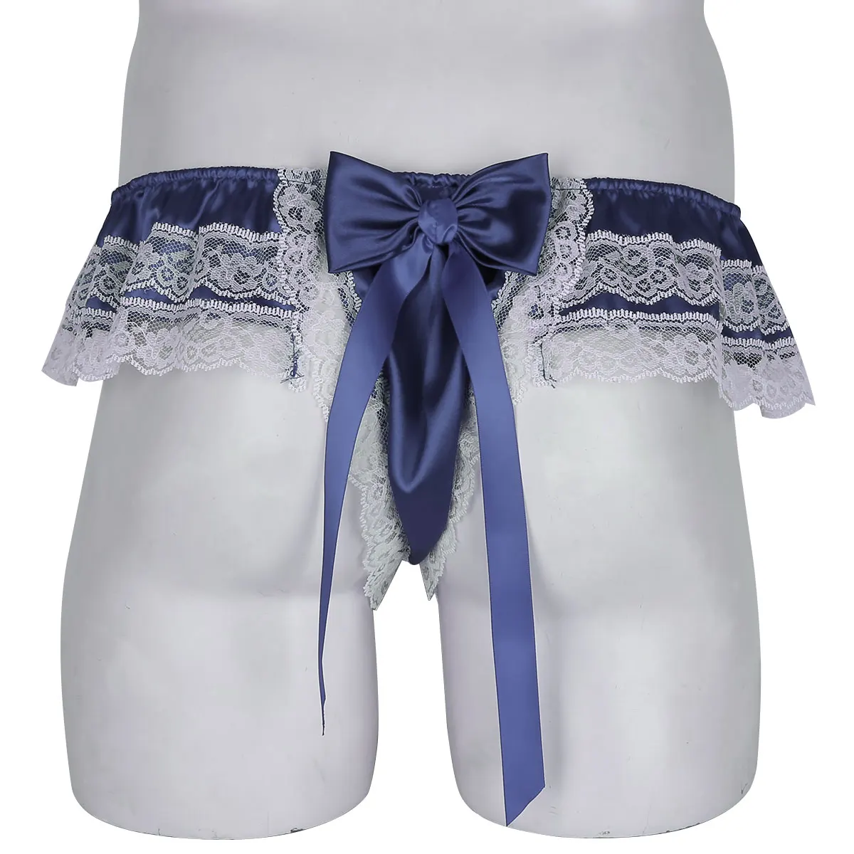 DPOIS Гей Нижнее белье для мужчин сексуальные милые под одеждой мягкие атласные