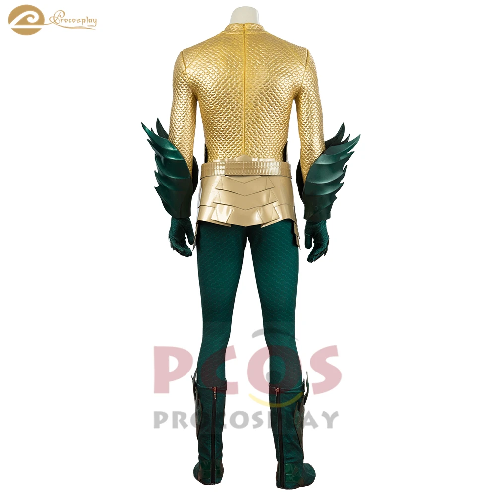 Светло зеленый костюм для косплея king of Atlantis Arthur Curry trident keeper Aquaman ботинки и