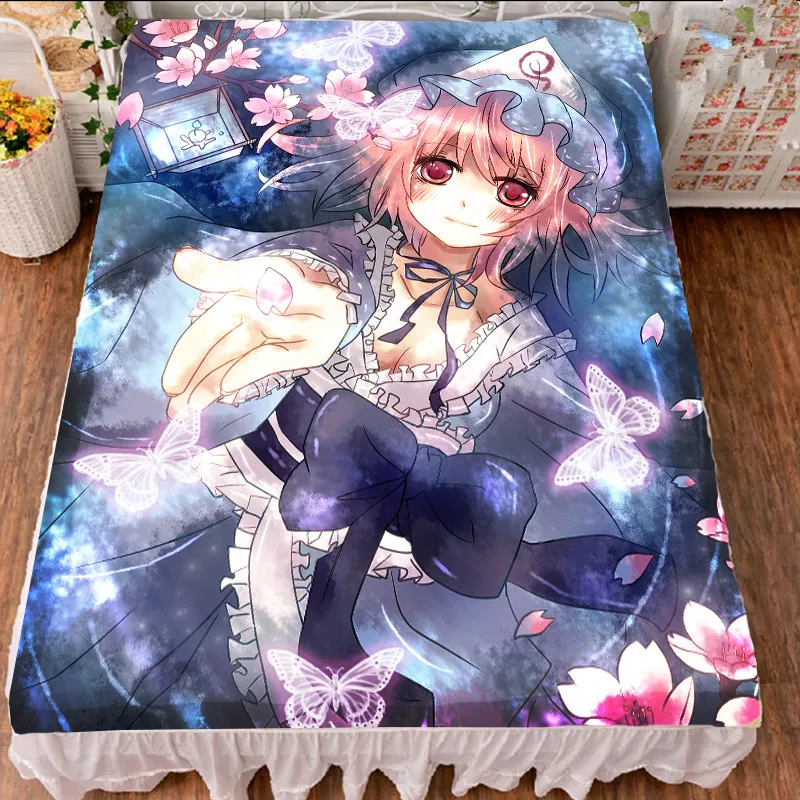 Постельное белье из молочного волокна с принтом Аниме TouHou Project Hakurei Reimu Kirisame Marisa