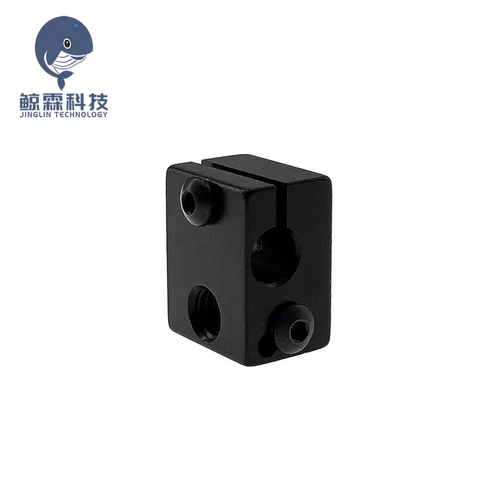 Алюминиевый V6 тепловой блок для V5 V6 J-head экструдер HotEnd 3D принтеры части нагревателя Горячий Конец нагревательные аксессуары 20*16*12 мм часть 1