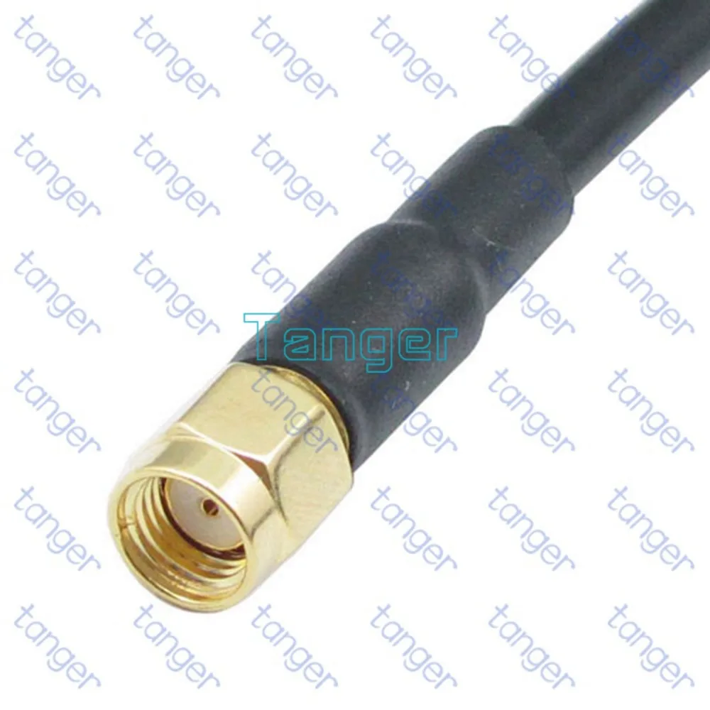 Горячая продажа Tanger RP-SMA Штекерный штекер прямой РЧ RG58 Pigtail Соединительный