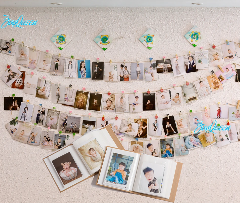 6-дюймовый/100 шт. Карманный фотоальбом интерлистного типа фотография для