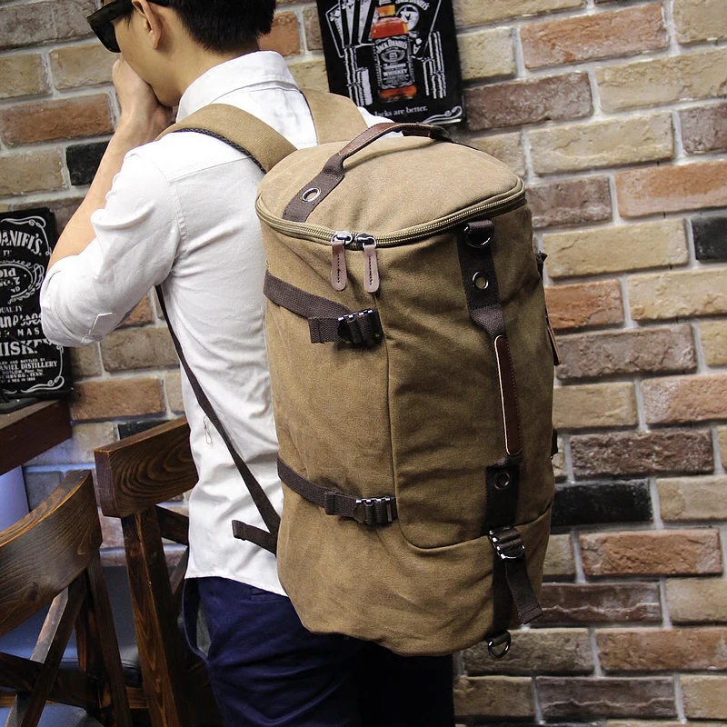 Повседневная дорожная сумка Xiao.p для мужчин вместительный холщовый рюкзак сумки