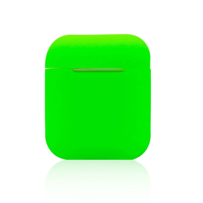 color 11 Противоударный мягкий силиконовый чехол для наушников для AirPods 1 2 защитный чехол для Apple IPhone Air Pods Earpods чехол ремень аксессуары - Цвет: color 11