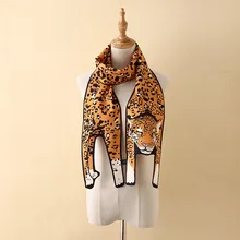 Bufanda larga con estampado 3D de animales para adultos y padres, pañuelo elegante de 27 colores con estampado de animales para todas las edades, decoración bonita para bolsa de pelo, 167x17cm