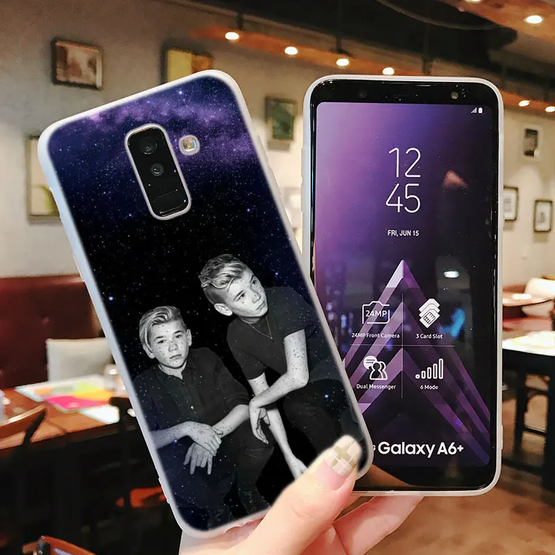 Силиконовый чехол для телефона Маркус и Мартинус Samsung Galaxy A8S A6S A9 A8 Star A7 A6 A5 A3 Plus 2018