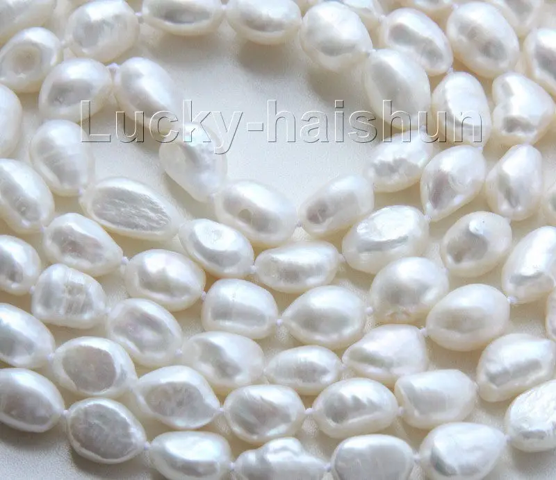 

Selling Jewelry>>>natural 62" 14mm baroque white freshwater pearls necklace j9522
